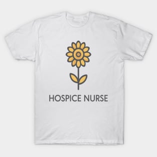 Hospice Nurse " sunflower " T-Shirt